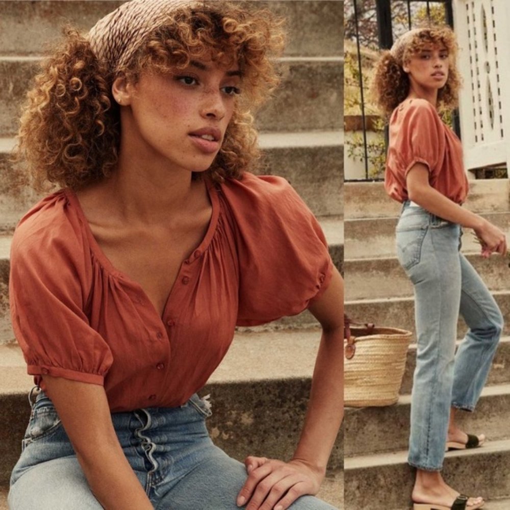 Doen Terracotta Blouse